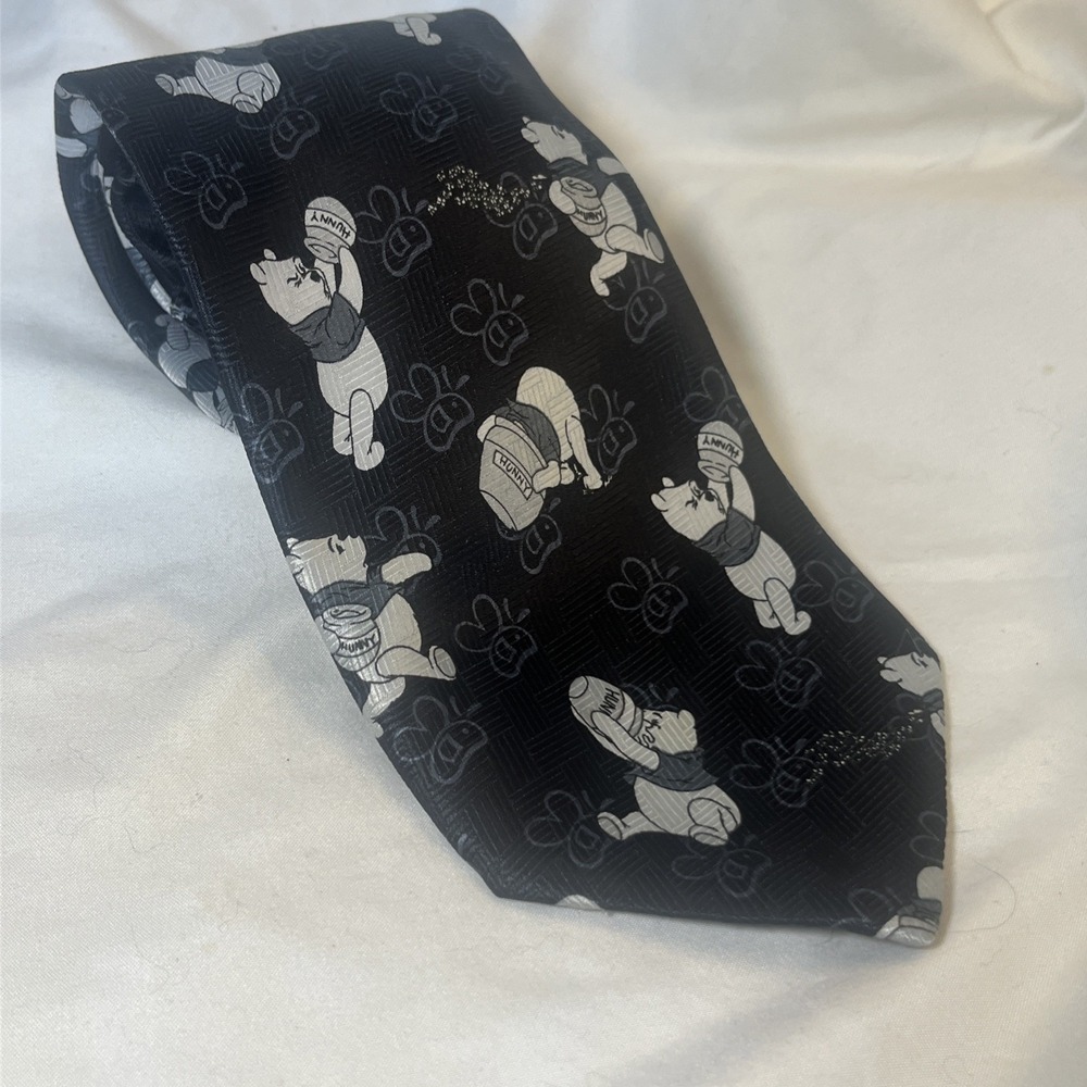 Men's Tie Pooh Disney by Exquisite Apparel Winnie The Pooh Works Design